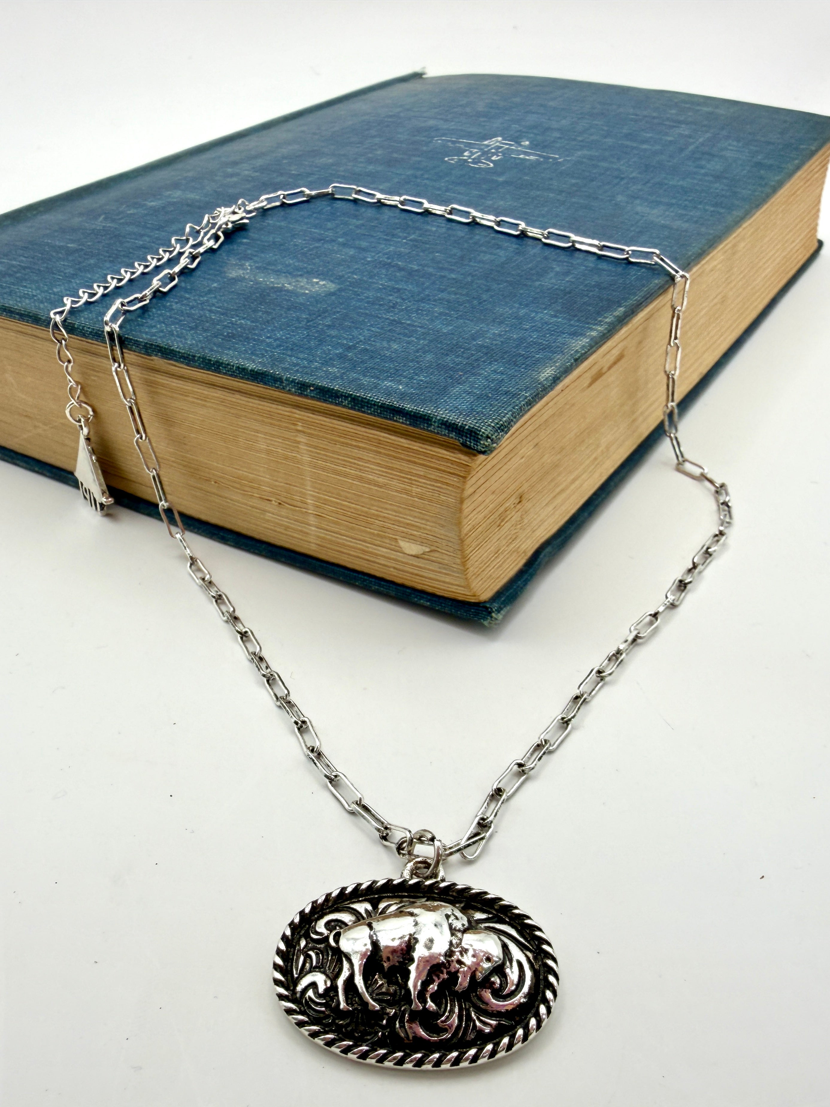 Beaded Buffalo Coin Necklace @ Blessed Buffalo Boutique