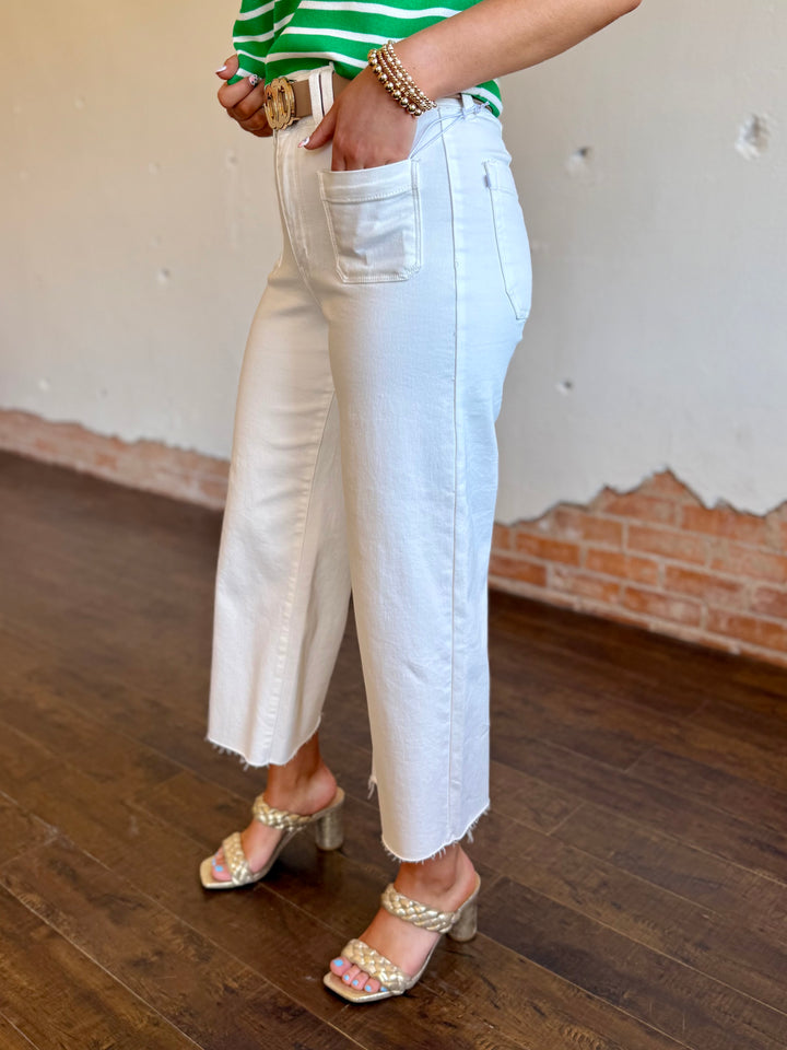 Rosa High Rise Patch Pocket Crop Jean by Judy Blue