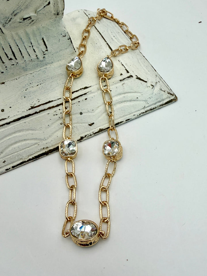 Charlie Chunky Rhinestone Necklace