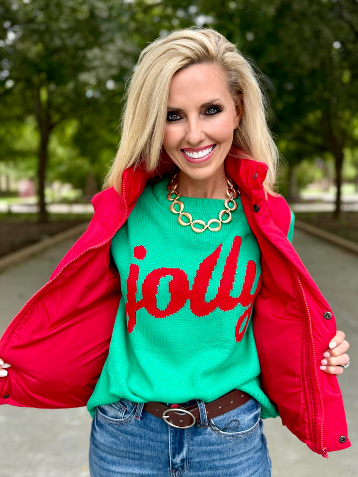 Jolly Sweater in Green