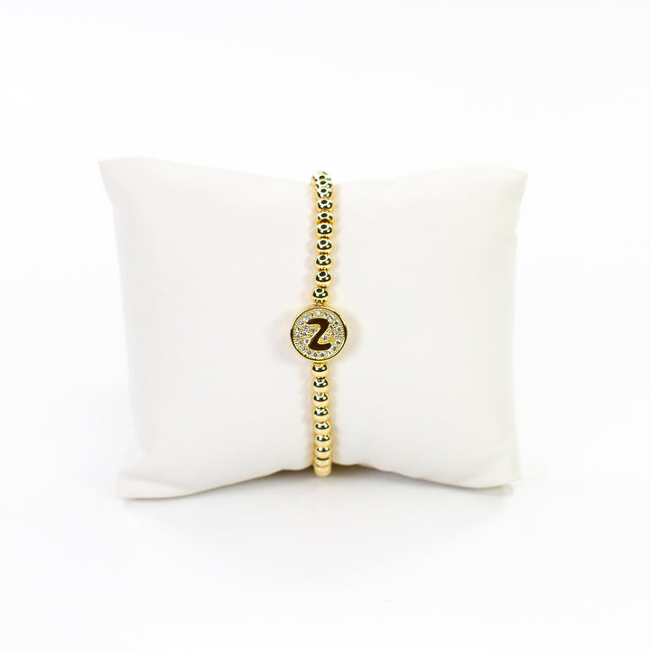 CZ Initial Bracelet