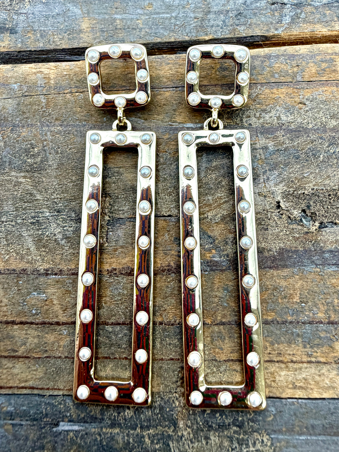 Love Rectangle Earrings