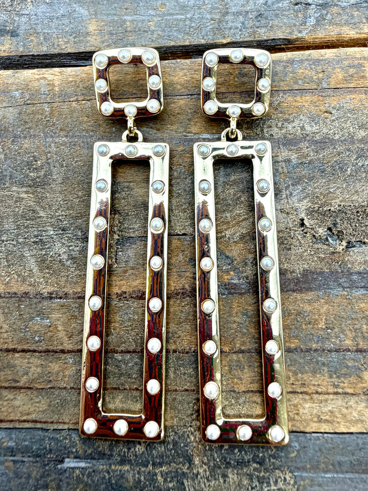 Love Rectangle Earrings