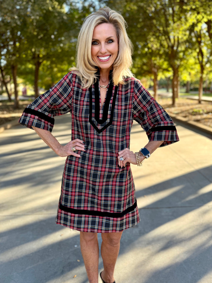 Pretty Pictures Plaid Dress