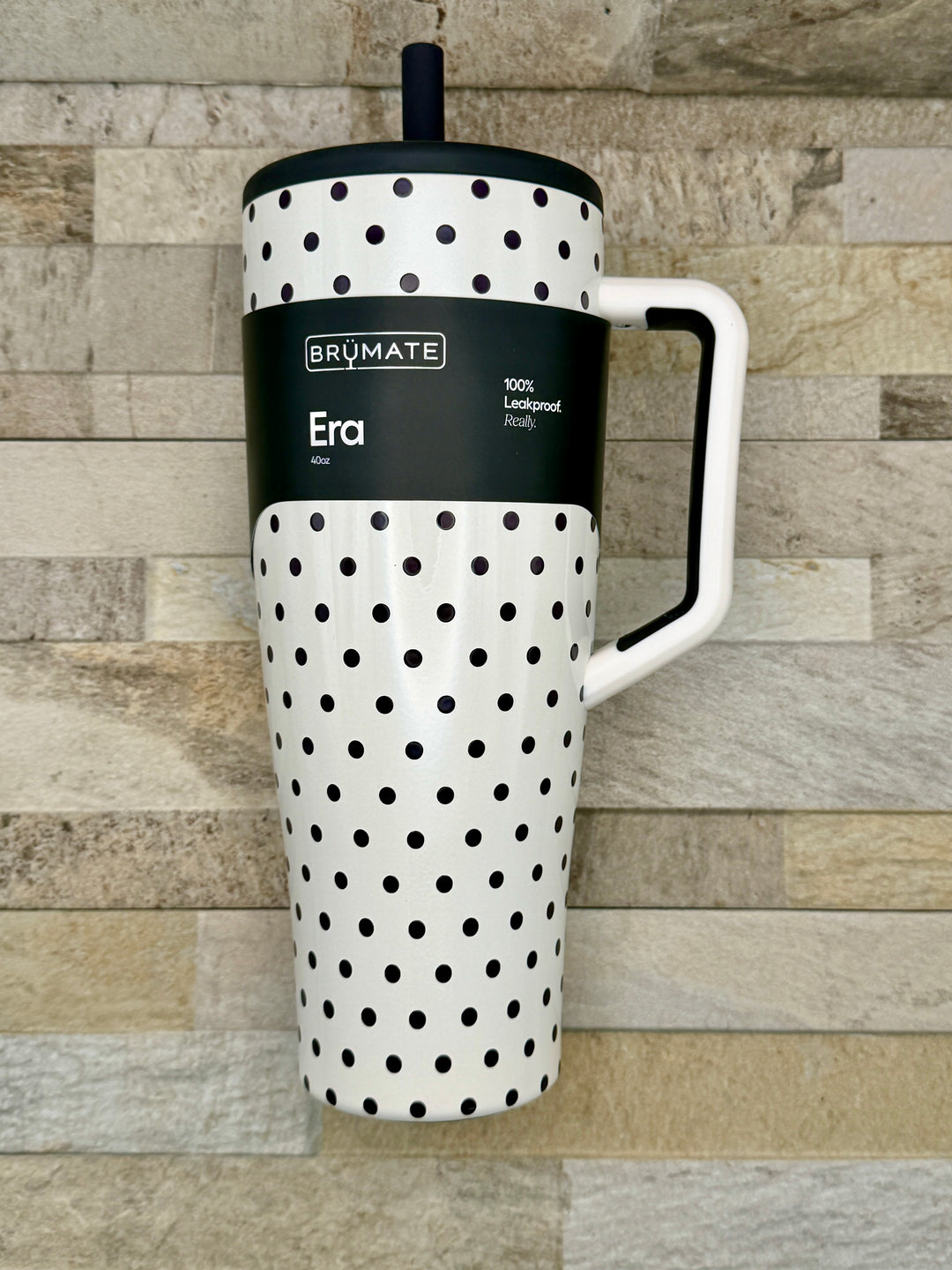BrüMate Polka Pearl Era 40oz Straw Tumbler