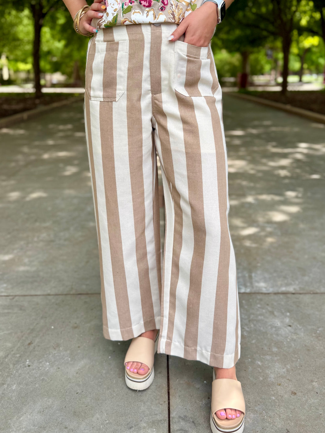 Sun Soaked Striped Pants