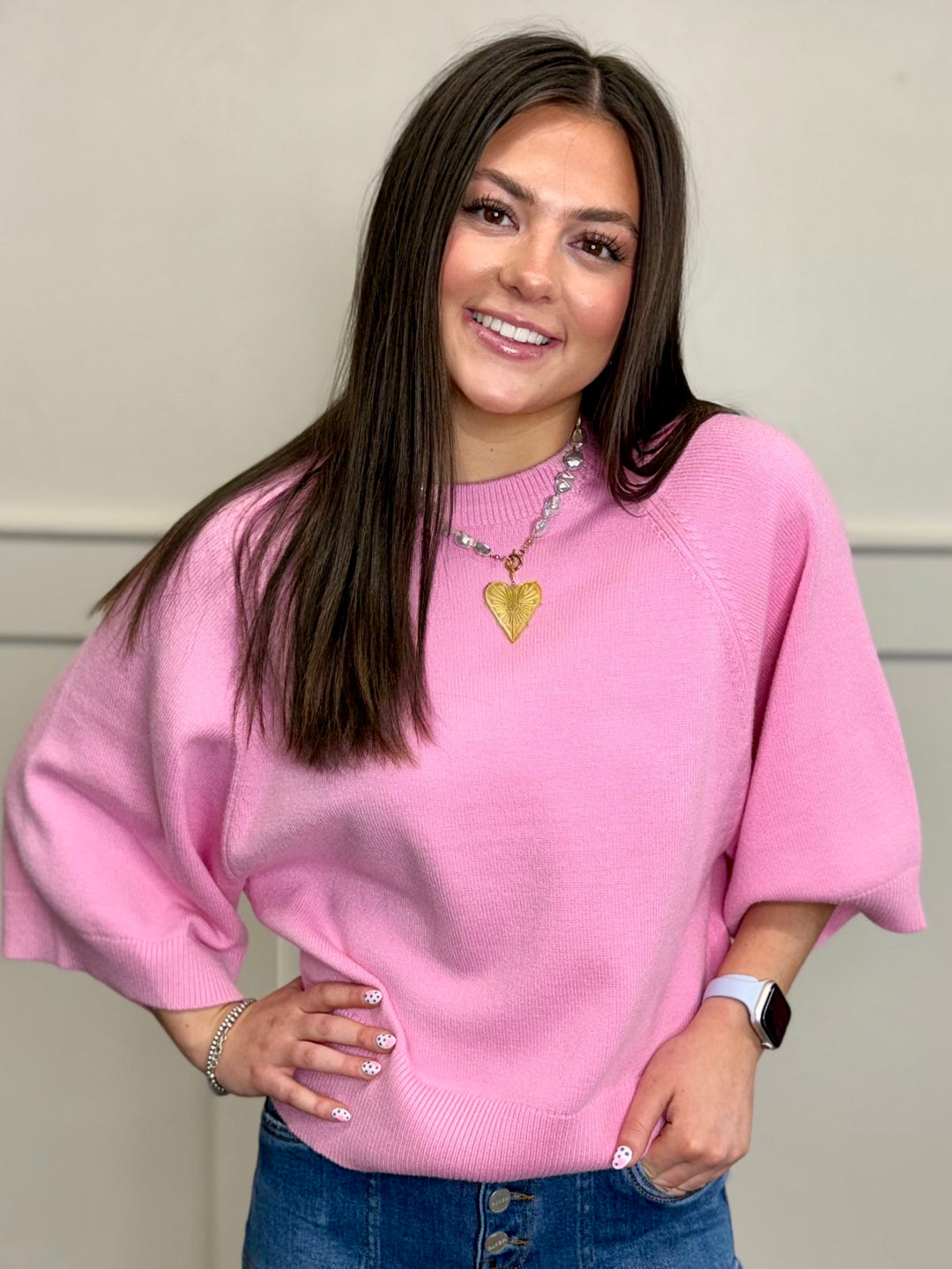 Soft Pink Mornings Sweater