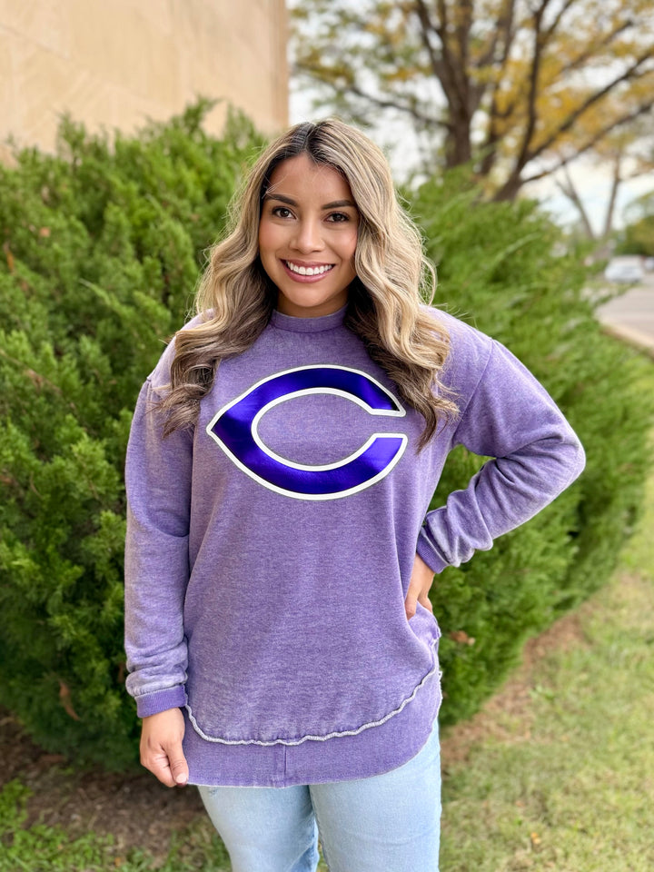 Canyon C Metallic Puff Poncho