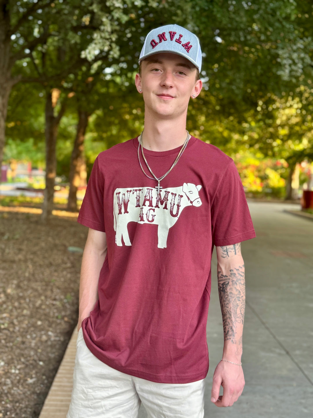 WTAMU Ag Tradition Maroon Tee