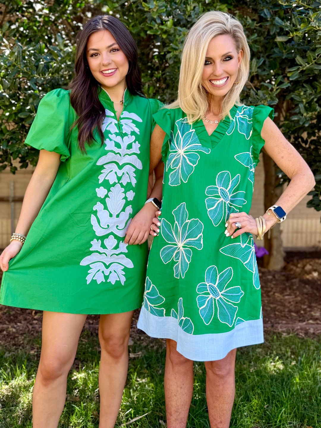 Statement Maker Green Dress