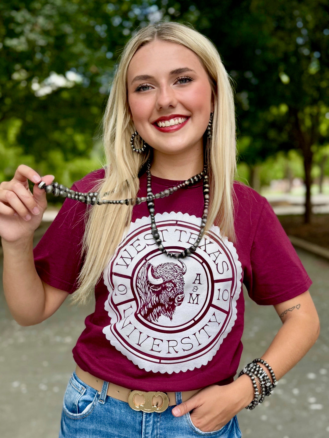 WTAMU Stamped Seal Graphic Tee