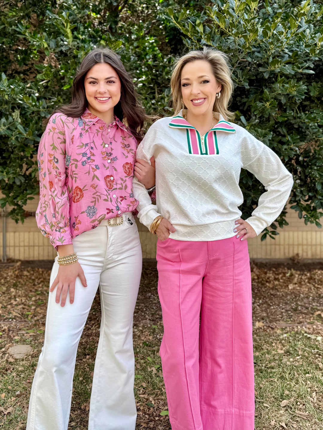 Sweetheart Pink Garden Blouse