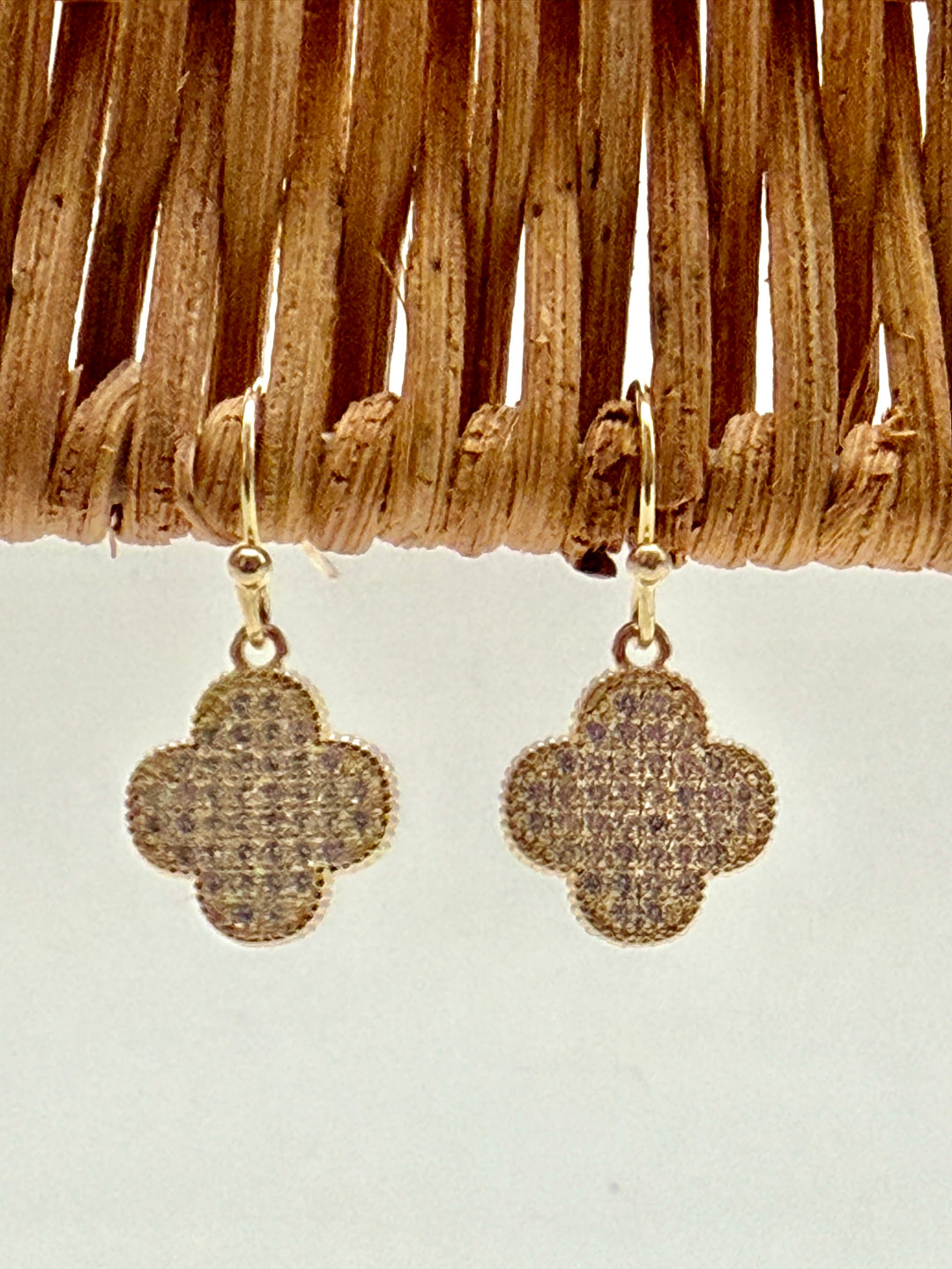 Fleur Rhinestone Earrings