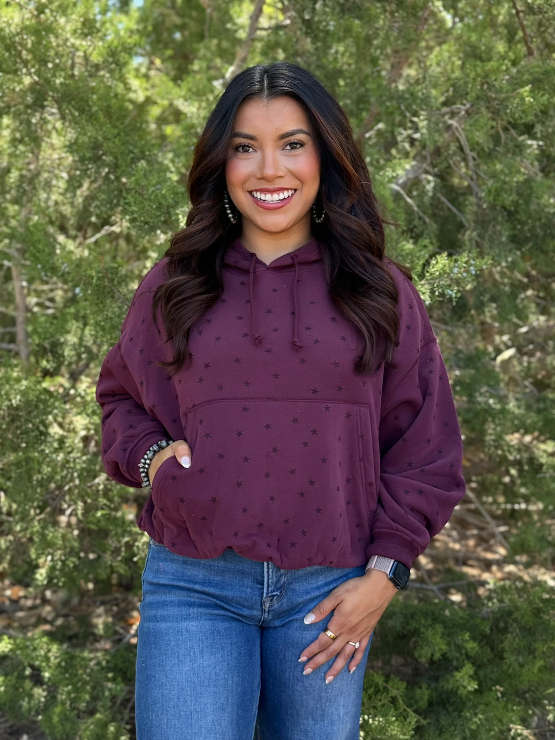 You're A Star Maroon Hoodie