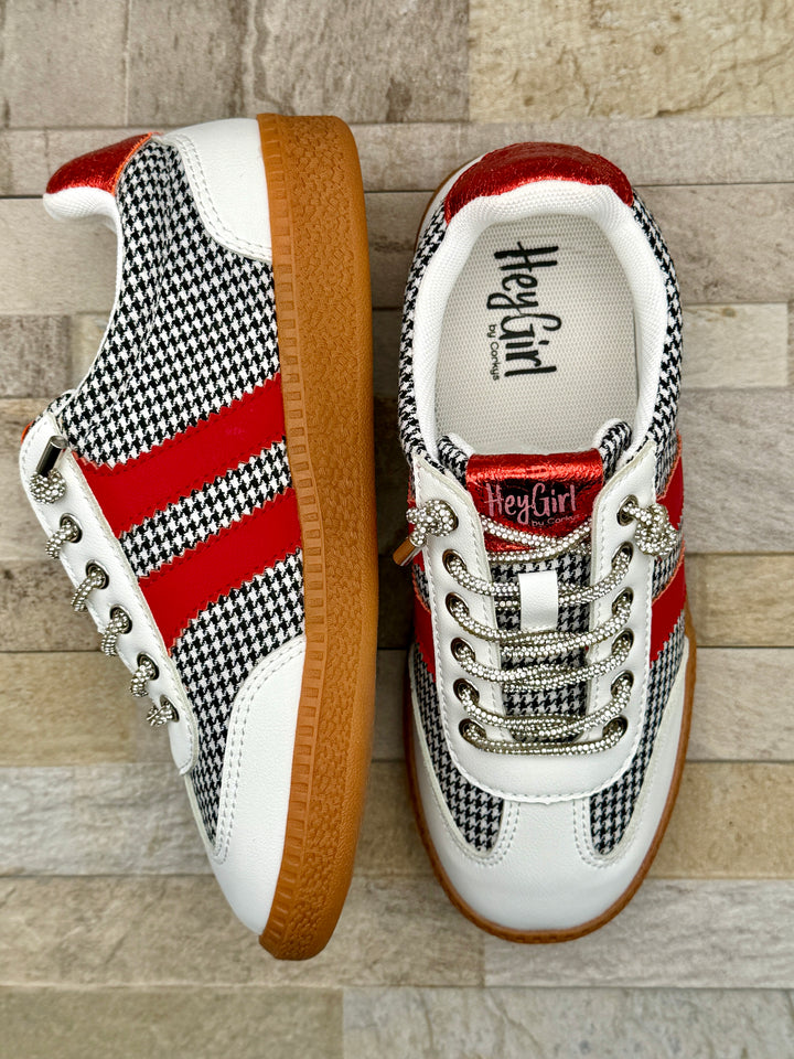 Heads Up Houndstooth Sneaker by Corkys
