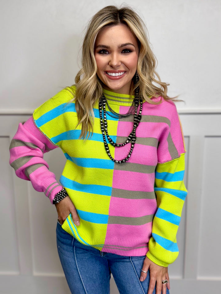 Cozy Season Lime Sweater