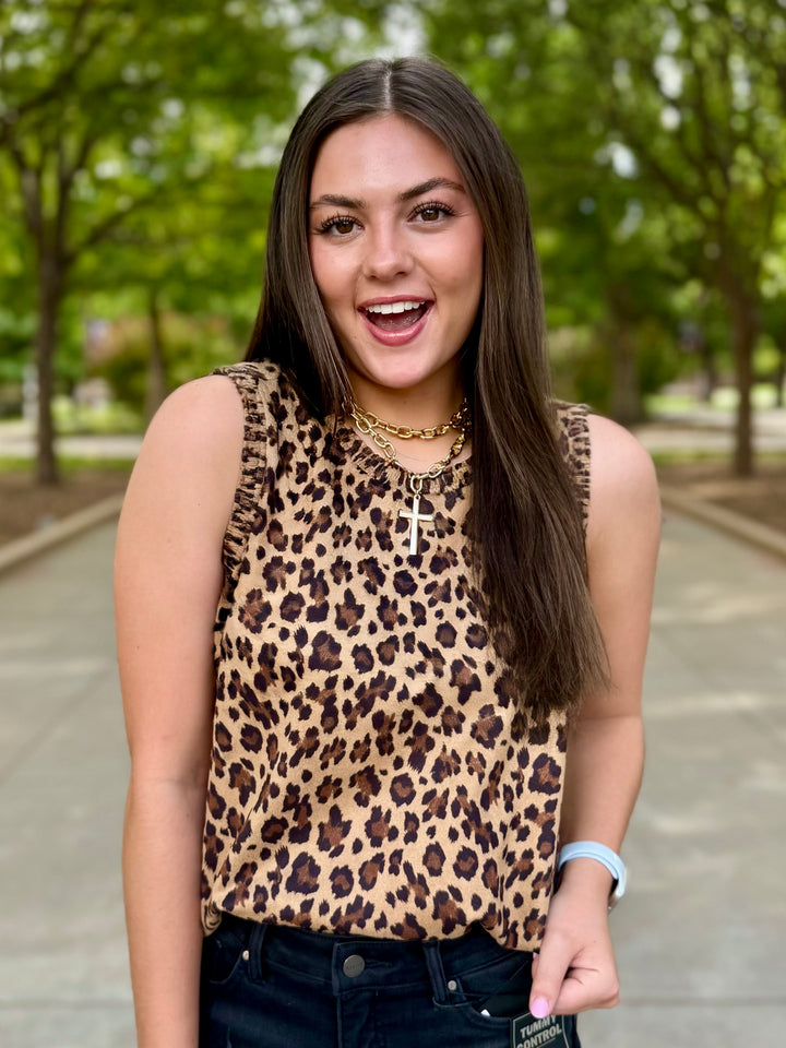 Wild About You Leopard Tank