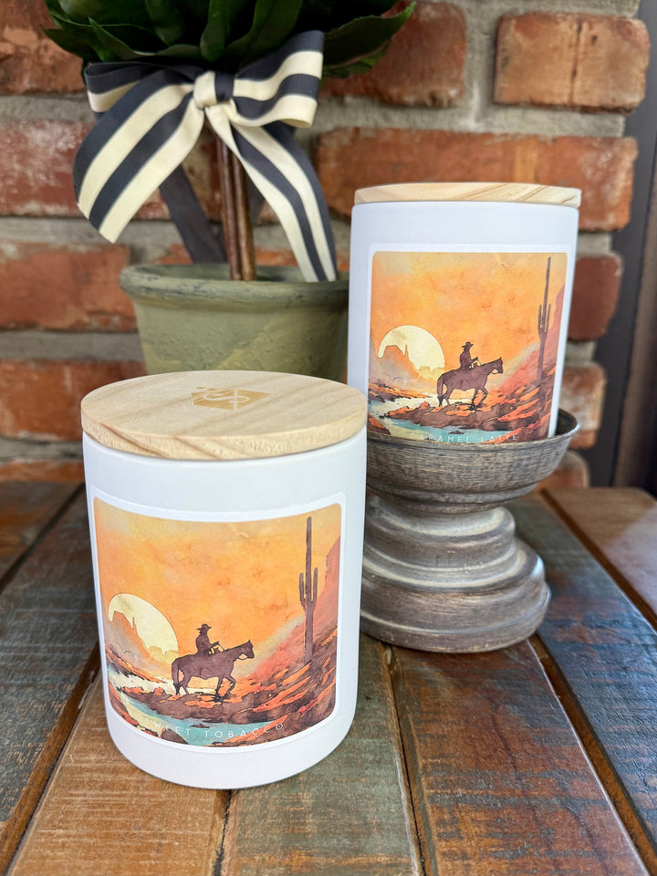 Desert Cowboy Candle