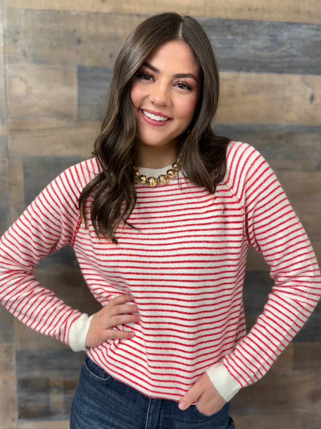 Candy Cane Stripes Sweater