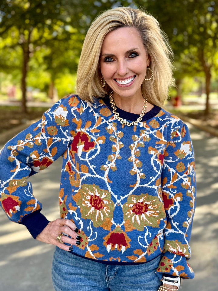 Cozy Mix Balloon Sleeve Sweater