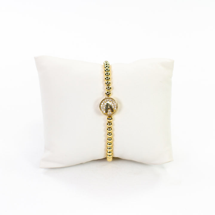 CZ Initial Bracelet