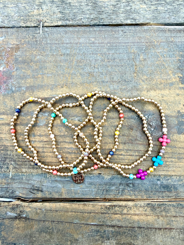 Bright & Bold Multi Beaded Bracelet Set