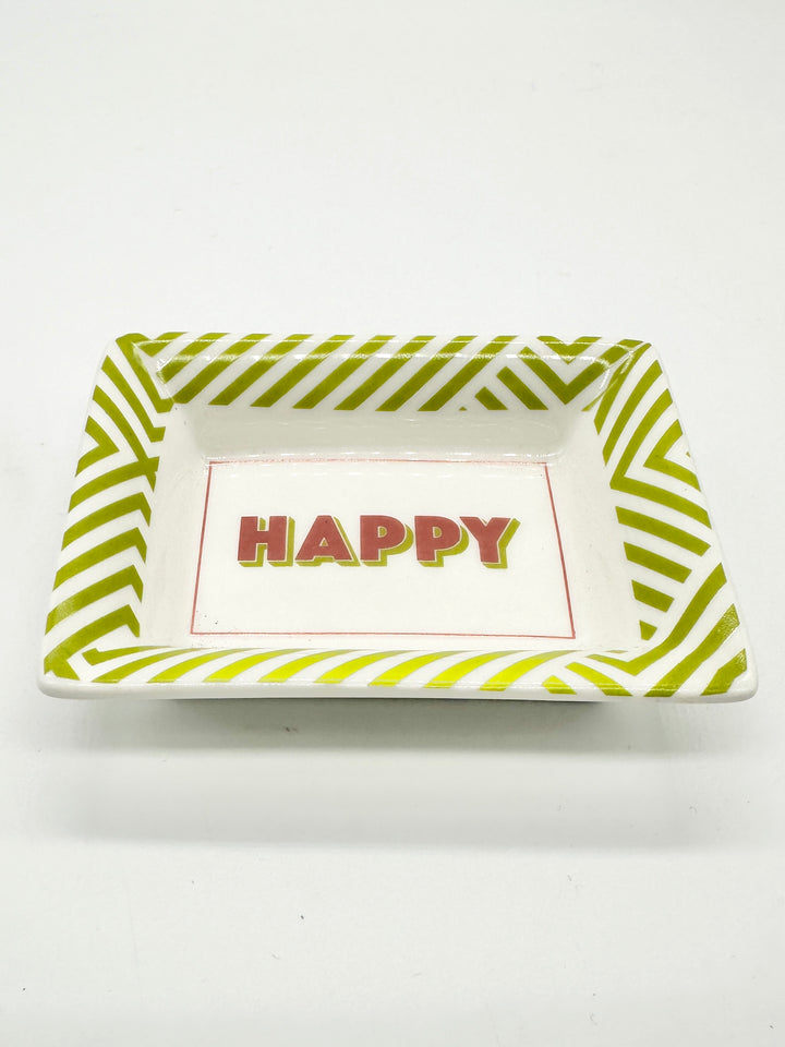 Words of Wisdom Porcelain Trinket Tray