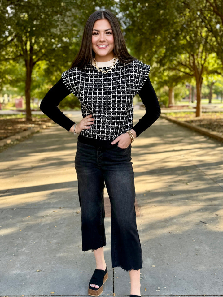 Easy Blend Sweater Vest by THML