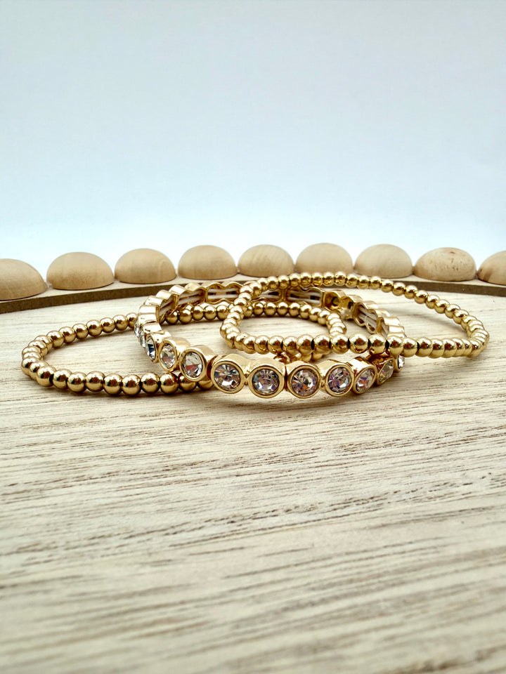 Logan Clear Bracelet Set