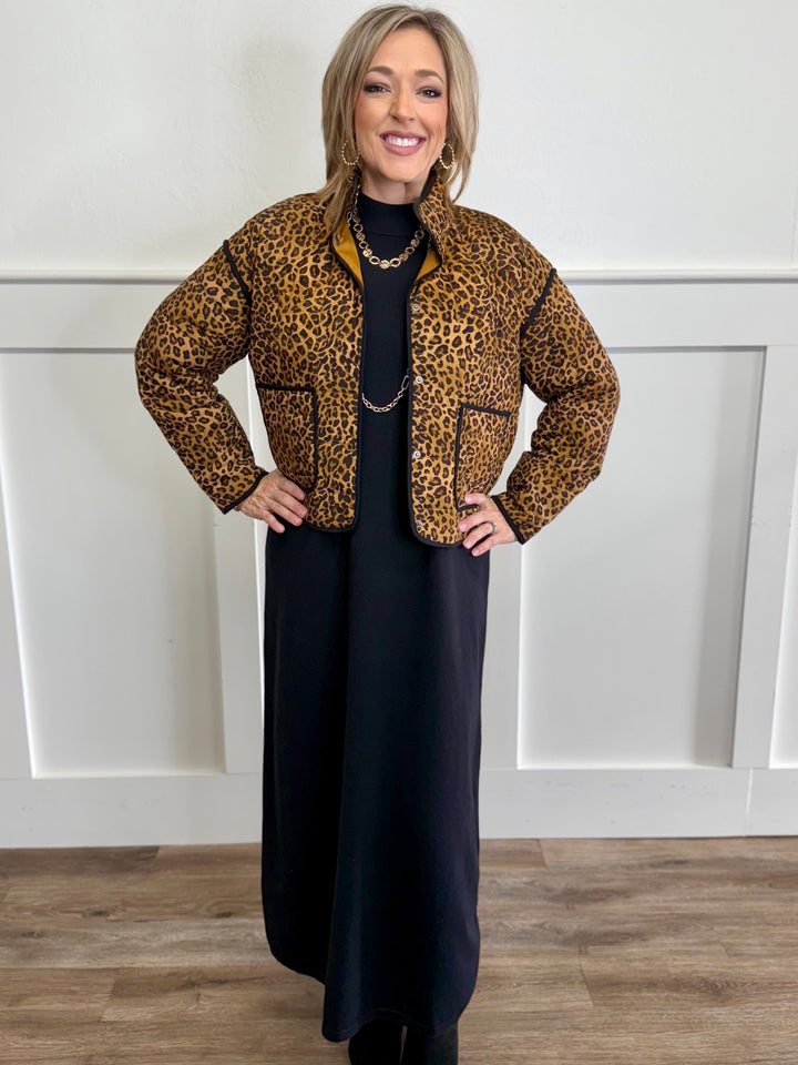 Soft Black Sweater Maxi Dress