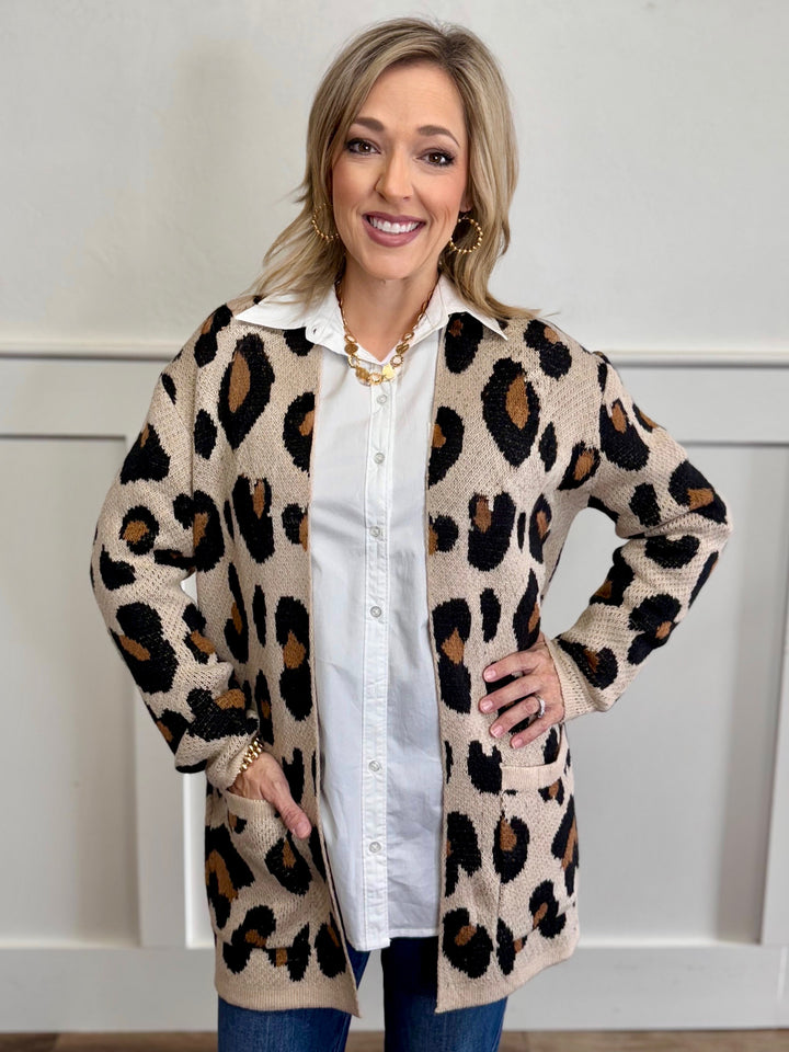 Soft Spots Front Pocket Cardigan