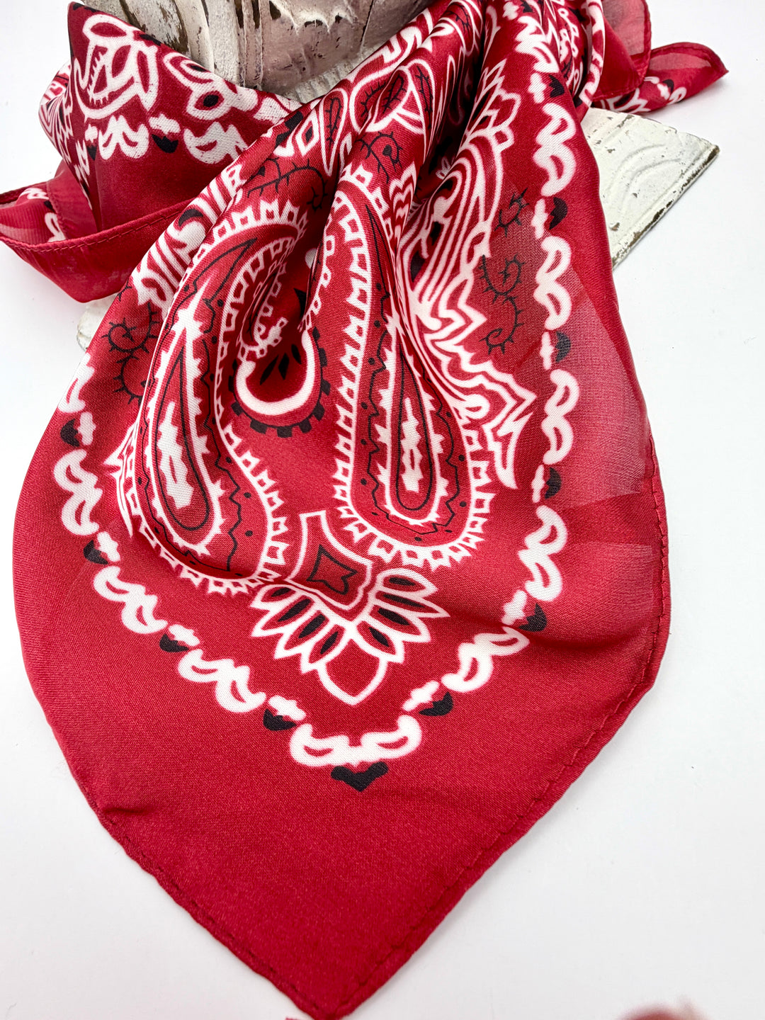 Maroon Bandana Wild Rag