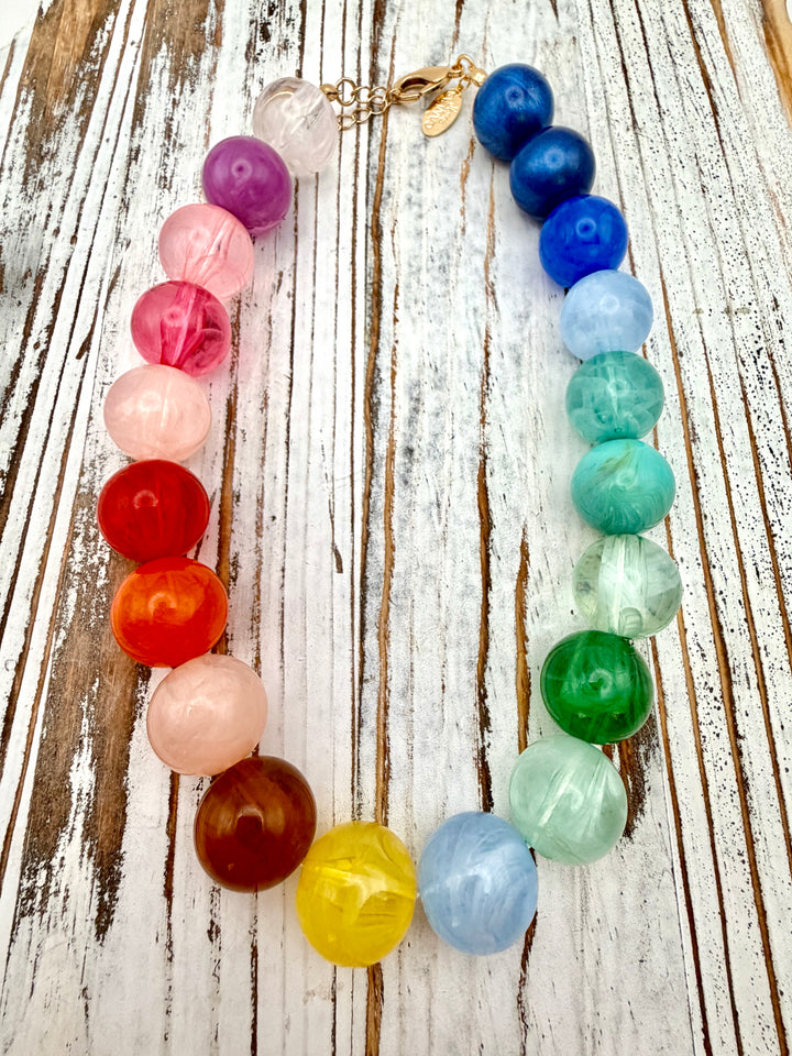 Ophelia Chunky Beaded Necklace