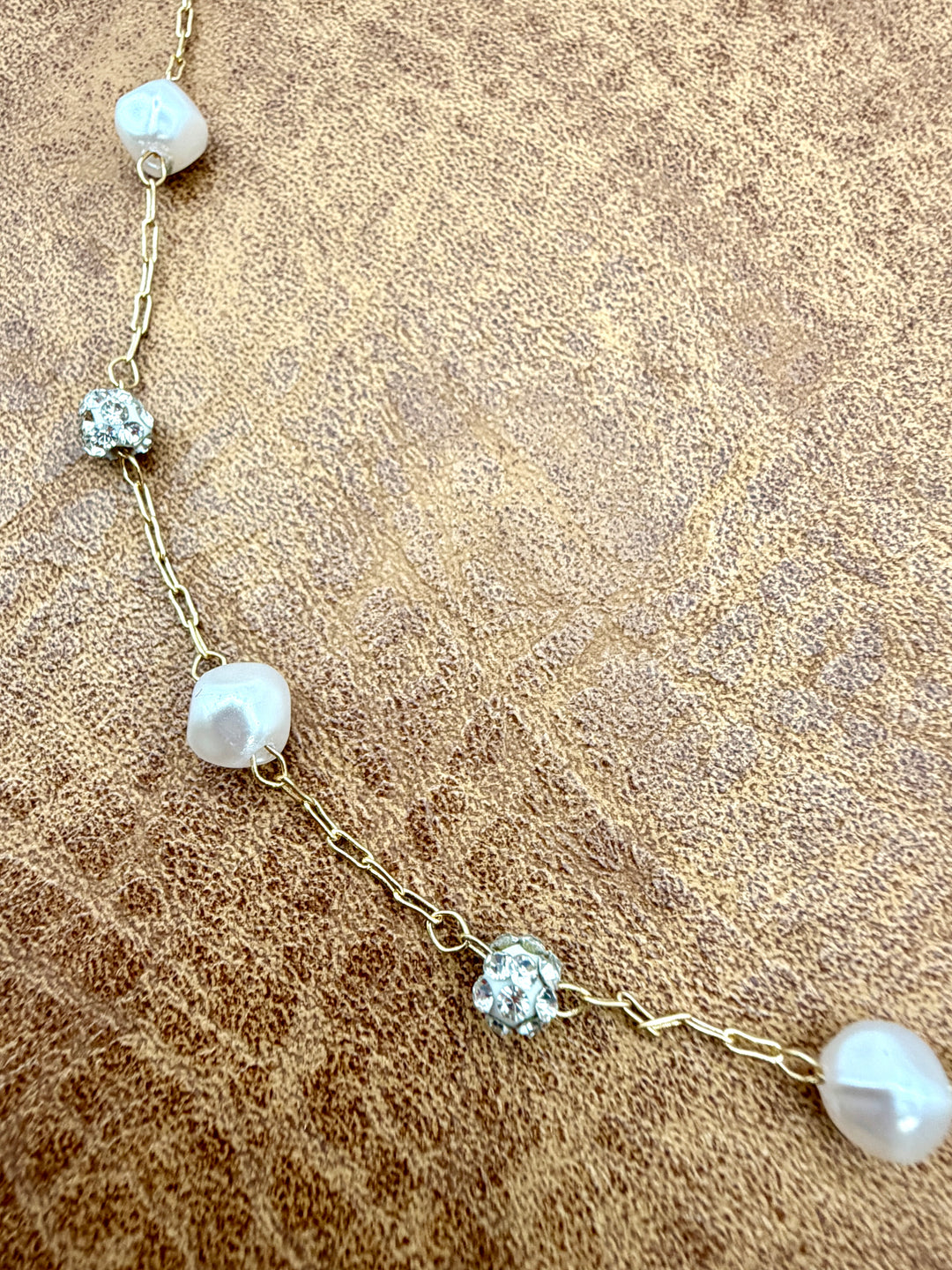Faith Dainty Pearl Necklace