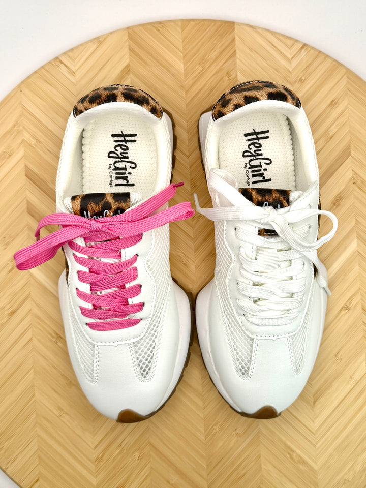 No Prob Leopard Sneaker by Corkys