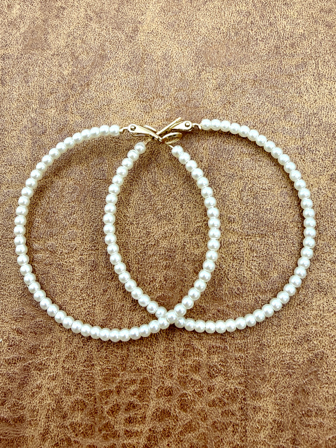 Hope Pearl Hoop Earrings