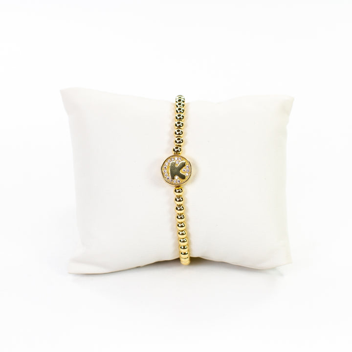 CZ Initial Bracelet