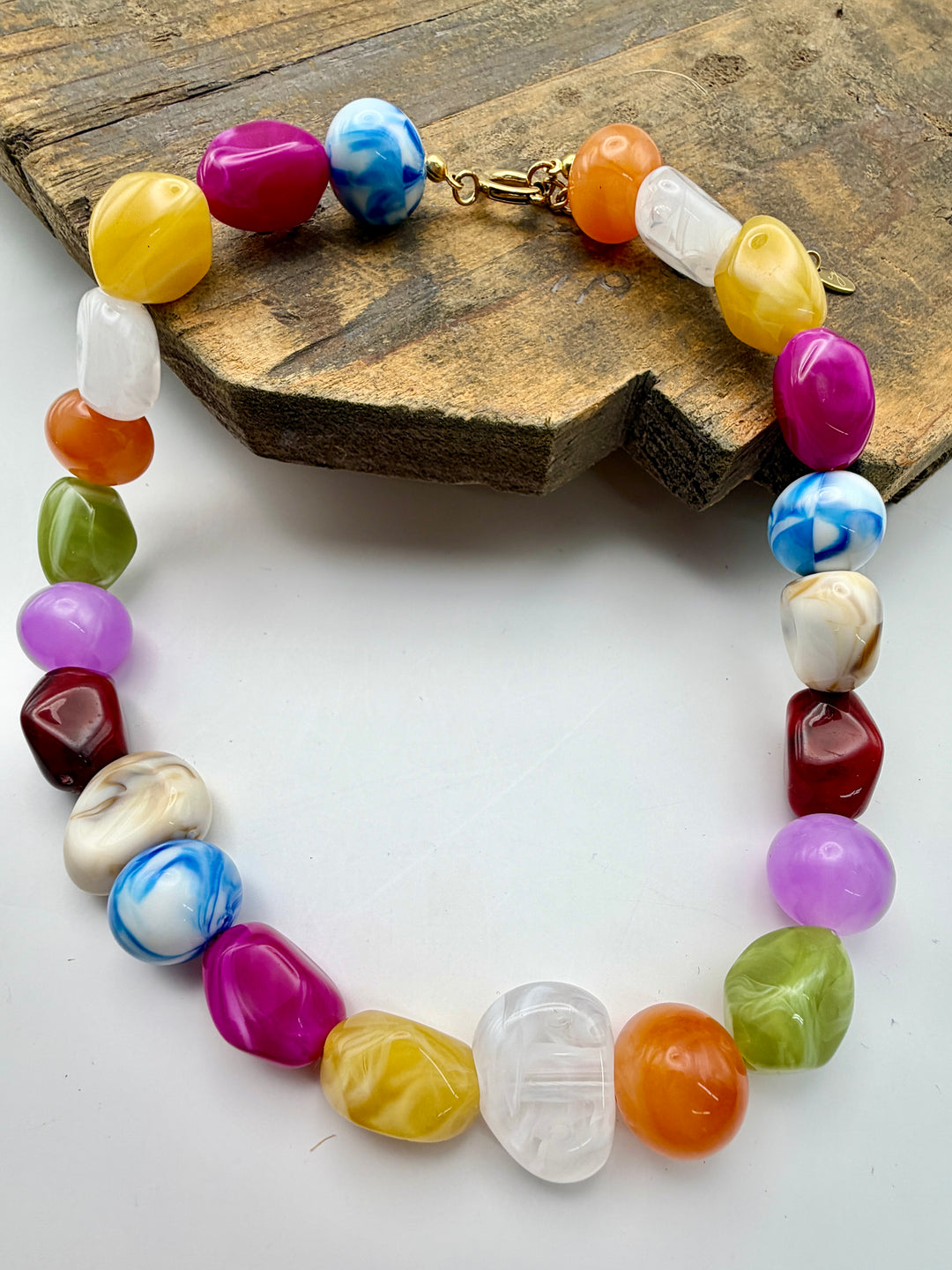 Stand Out Multi Beaded Necklace