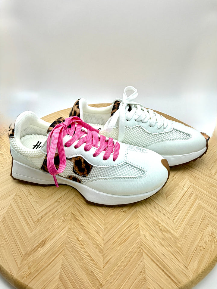 No Prob Leopard Sneaker by Corkys