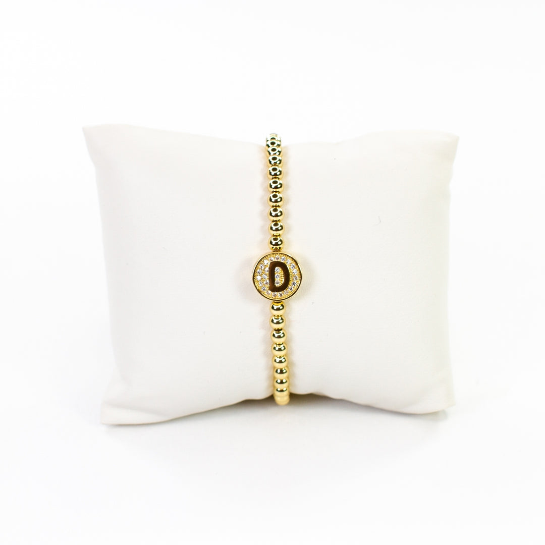 CZ Initial Bracelet