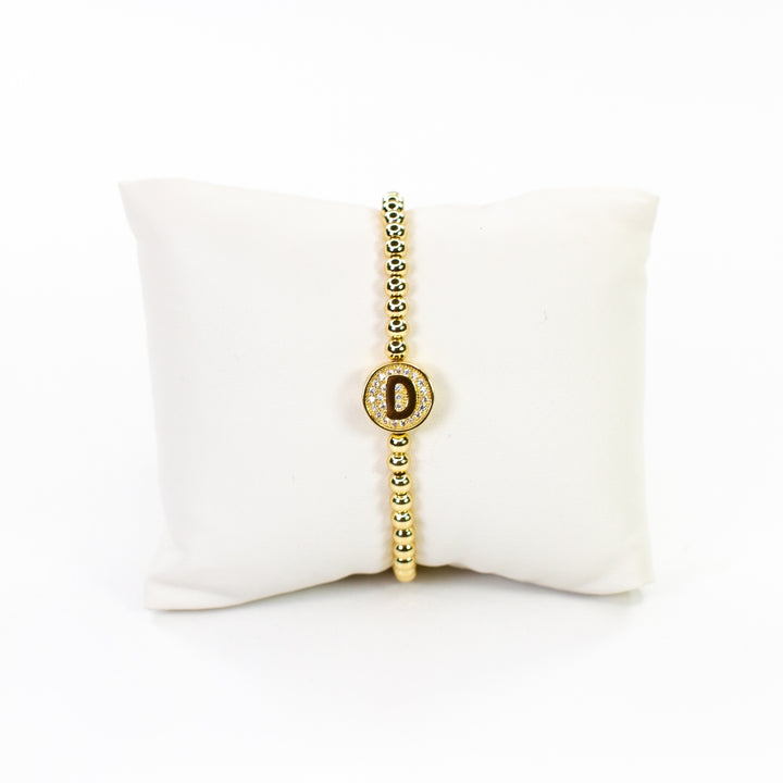 CZ Initial Bracelet