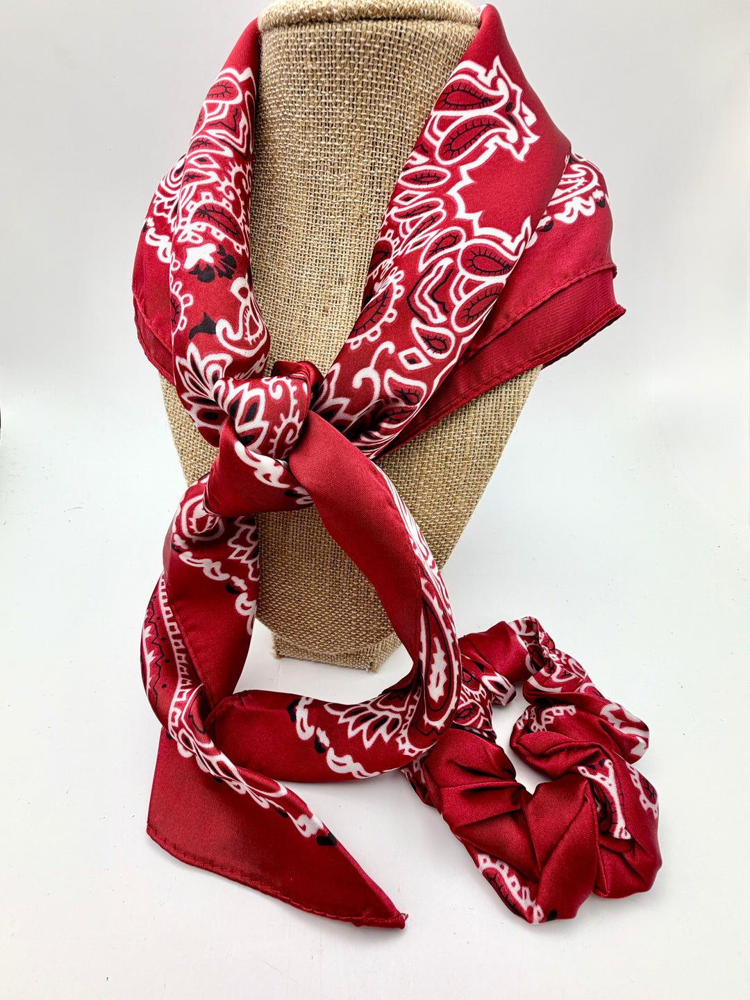 Maroon Bandana Wild Rag