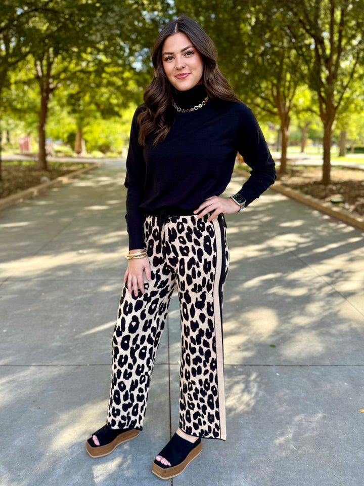 Dorothy Black Turtleneck Sweater