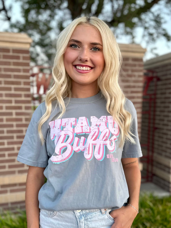 Southwest WTAMU Grey Tee