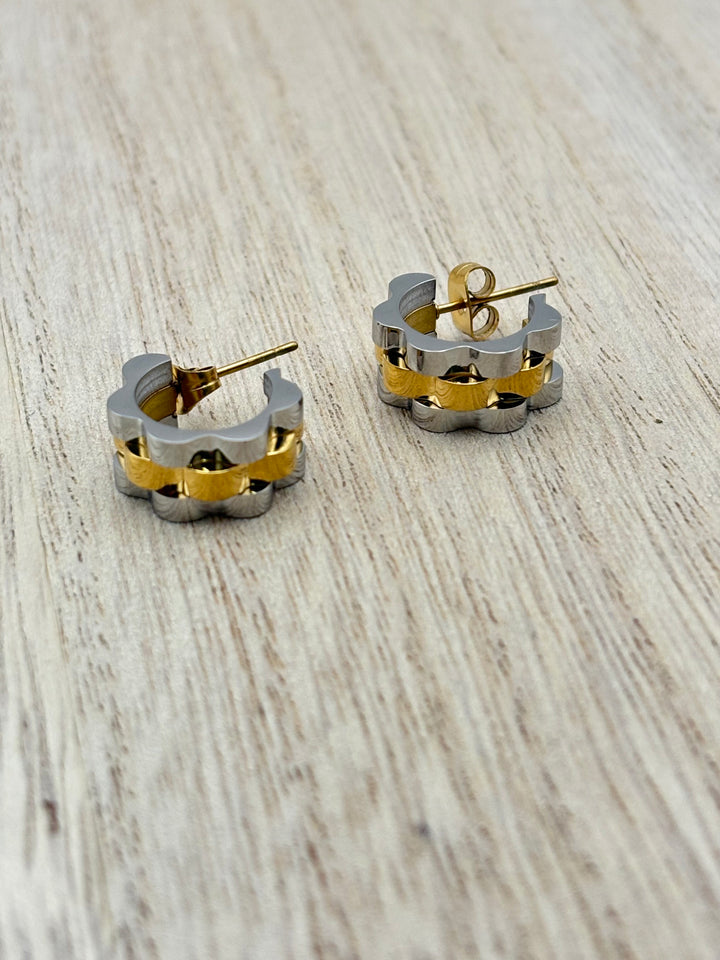 Rolly Hoop Earrings by ChansuttPearls