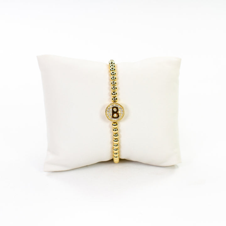 CZ Initial Bracelet