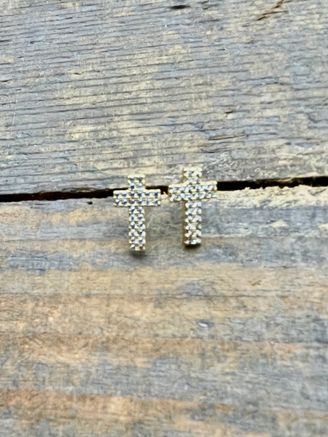 Ruth Cross Stud Earrings