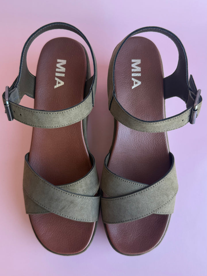 Renay Olive Wedge by MIA