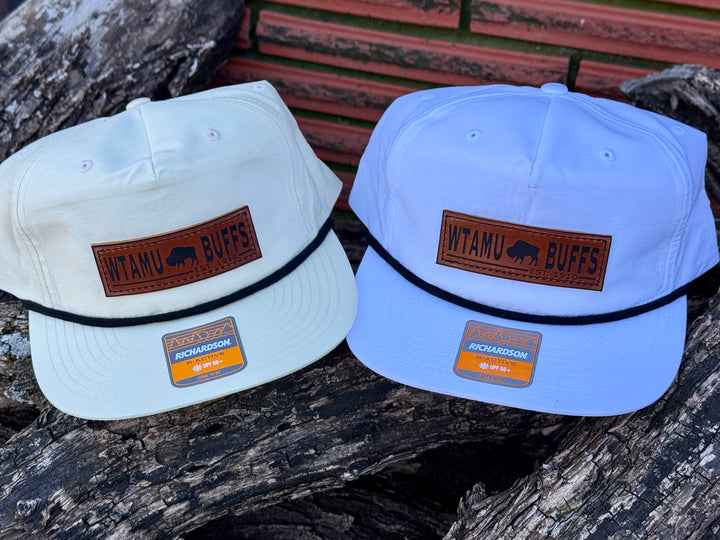 WTAMU Buffs Leather Patch Cap