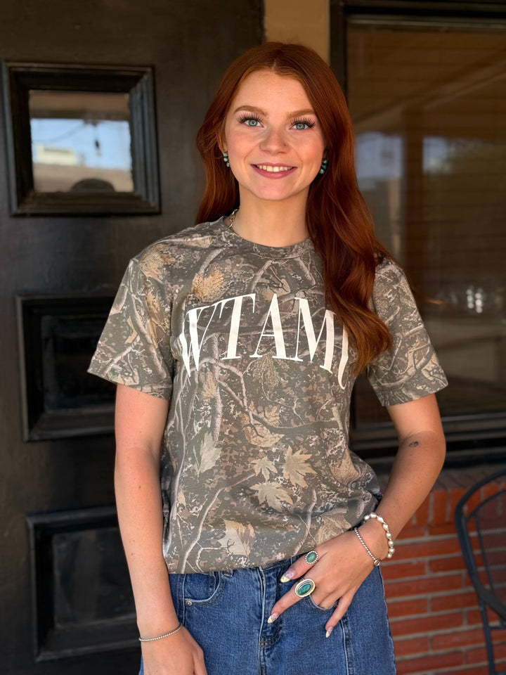 WTAMU Camo Graphic Tee